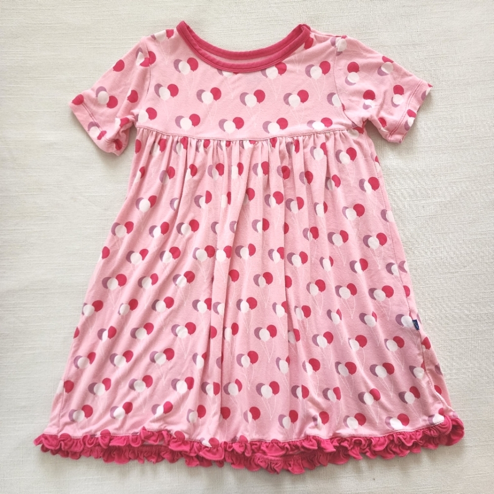 Kickee Pants balloon dress 5t 6